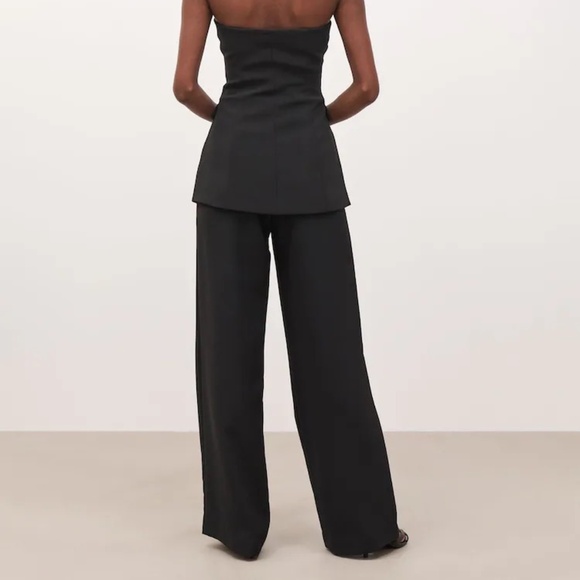 NWT Because of Alice BOA Strapless Peplum Bodice + Effortless Wide Leg Trouser - Picture 14 of 14